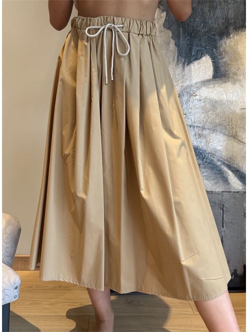 Gonna midi in cotone DIECI MINUTI | 115321